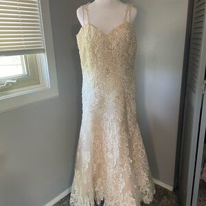 Morilee Champagne Wedding Dress
